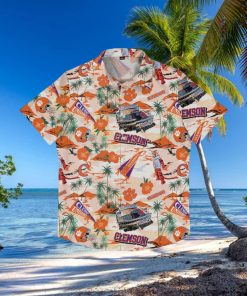 Clemson Tigers Thematic Stadium Print Hawaiian Shirt