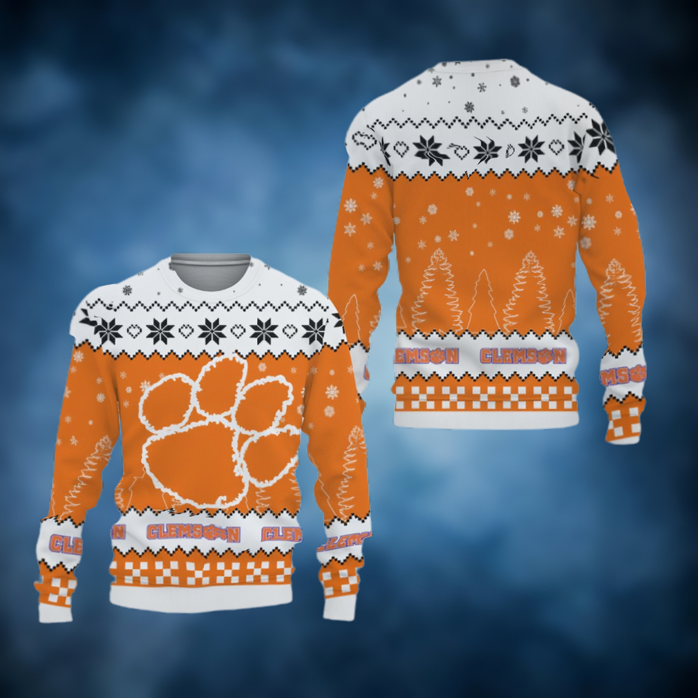 Clemson Tigers Ugly Christmas Sweater Clemson Tigers Ugly Christmas Sweater