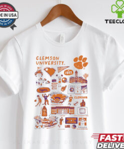 Clemson Tigers Vive La Fete Infant Impressions artwork shirt