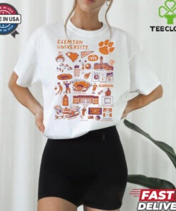 Clemson Tigers Vive La Fete Infant Impressions artwork shirt