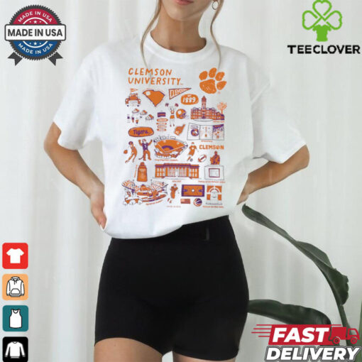 Clemson Tigers Vive La Fete Infant Impressions artwork shirt