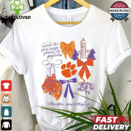 Clemson Tigers Where The Blue Ridge Yawns It’s Greatness Shirt