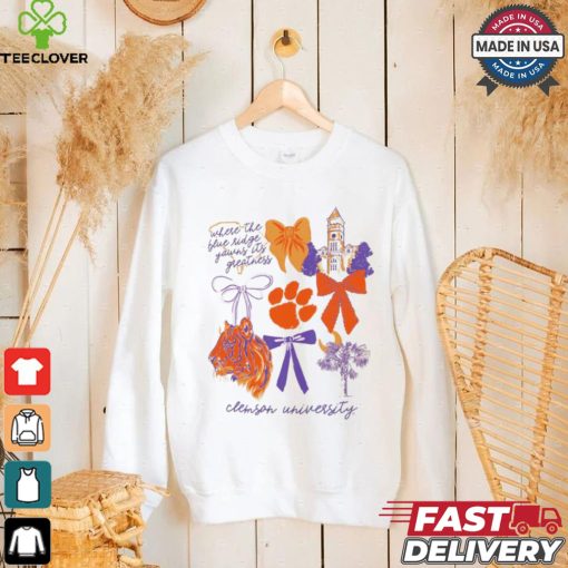 Clemson Tigers Where The Blue Ridge Yawns It’s Greatness Shirt