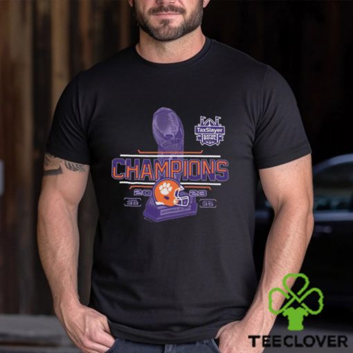 Clemson Tigers Win 38 35 Kentucky Football 2023 TaxSlayer Gator Bowl Champions Final Score Shirt