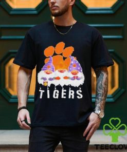 Clemson Tigers football team logo Gnomies Merry Christmas shirt
