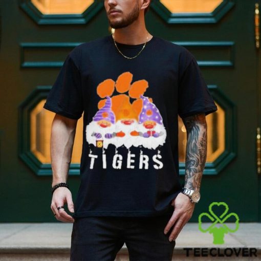 Clemson Tigers football team logo Gnomies Merry Christmas shirt