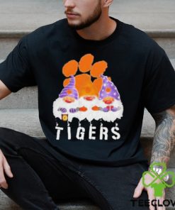Clemson Tigers football team logo Gnomies Merry Christmas shirt