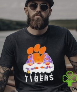 Clemson Tigers football team logo Gnomies Merry Christmas shirt