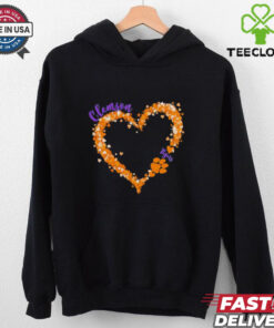 Clemson Tigers pride big hearts with the Tigers logo shirt