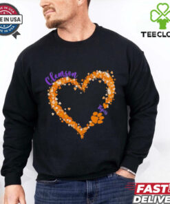Clemson Tigers pride big hearts with the Tigers logo shirt