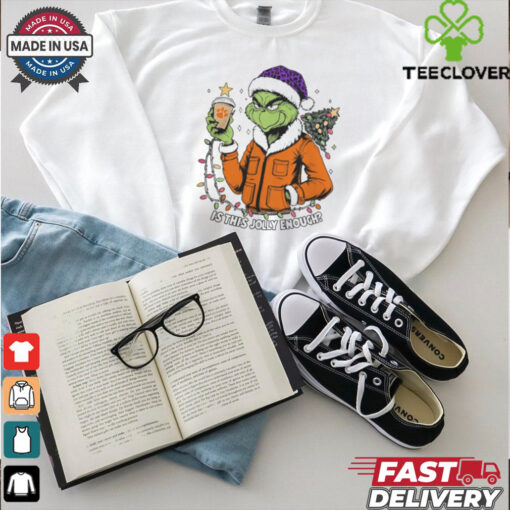 Clemson Tigers x Santa Grinch Is This Jolly Enough Merry Christmas Shirt