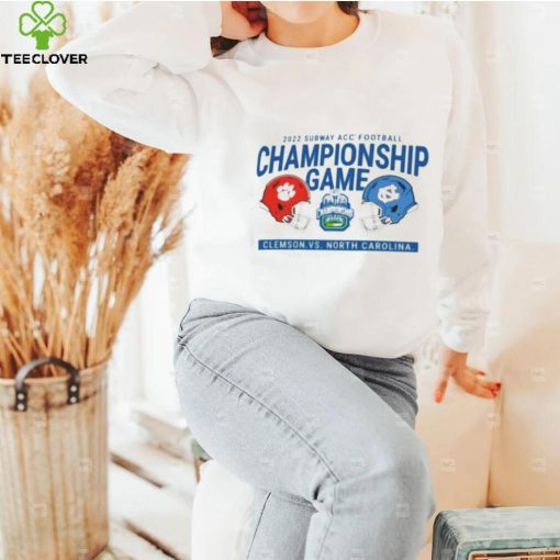 Clemson Vs North Carolina Subway ACC Football Championship Game Charlotte December 3, 2022 Shirt