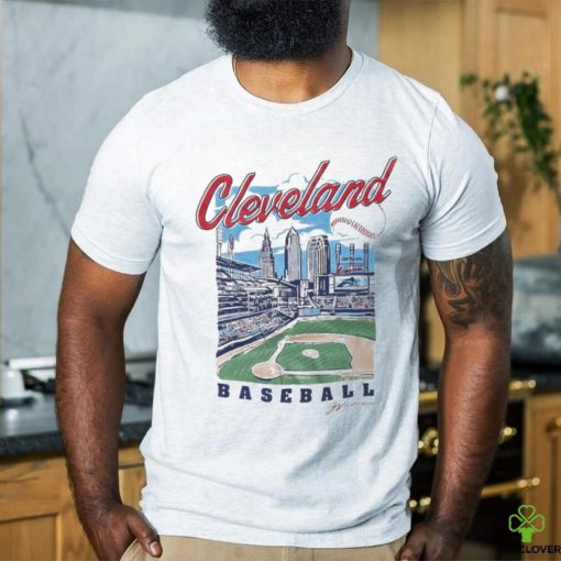 Cleveland Baseball Stadium And City Images T hoodie, sweater, longsleeve, shirt v-neck, t-shirt