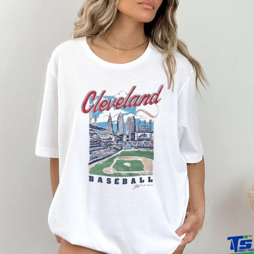 Cleveland Baseball Stadium And City Images T hoodie, sweater, longsleeve, shirt v-neck, t-shirt