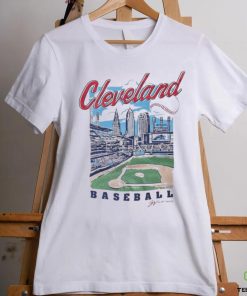 Cleveland Baseball Stadium And City Images T hoodie, sweater, longsleeve, shirt v-neck, t-shirt