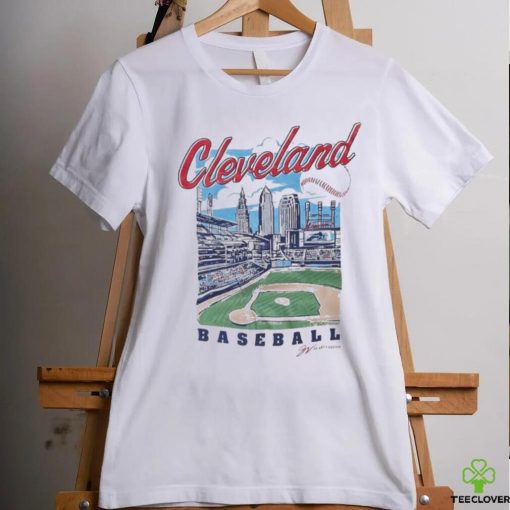 Cleveland Baseball Stadium And City Images T hoodie, sweater, longsleeve, shirt v-neck, t-shirt