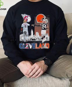 Cleveland Browns 24 Chubb And 11 Guardians Ramirez City Champion hoodie, sweater, longsleeve, shirt v-neck, t-shirt