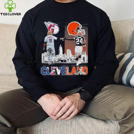 Cleveland Browns 24 Chubb And 11 Guardians Ramirez City Champion hoodie, sweater, longsleeve, shirt v-neck, t-shirt