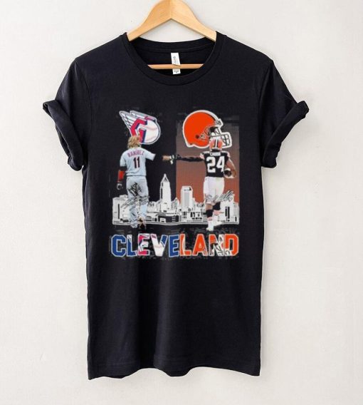 Cleveland Browns 24 Chubb And 11 Guardians Ramirez City Champion hoodie, sweater, longsleeve, shirt v-neck, t-shirt