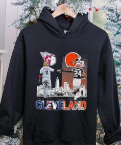 Cleveland Browns 24 Chubb And 11 Guardians Ramirez City Champion hoodie, sweater, longsleeve, shirt v-neck, t-shirt