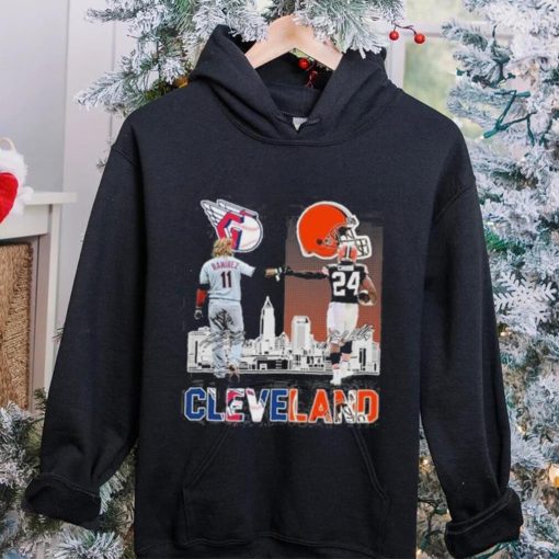 Cleveland Browns 24 Chubb And 11 Guardians Ramirez City Champion hoodie, sweater, longsleeve, shirt v-neck, t-shirt