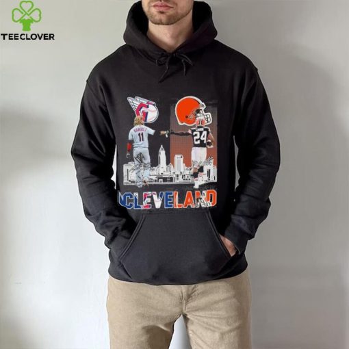 Cleveland Browns 24 Chubb And 11 Guardians Ramirez City Champion hoodie, sweater, longsleeve, shirt v-neck, t-shirt