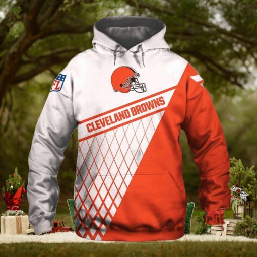 Cleveland Browns 80s 3D Printed Hoodie