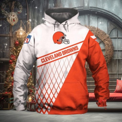 Cleveland Browns 80s 3D Printed Hoodie