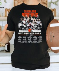 Cleveland Browns 80th Anniversary 1944 – 2024 Thank You For The Memories T Shirt 1 Cleveland Browns 80th Anniversary 1944 – 2024 Thank You For The Memories T Shirt