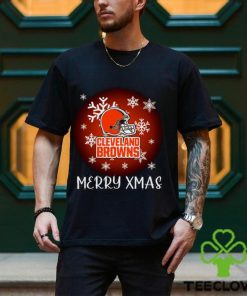 Cleveland Browns Christmas Merry Christmas Football Unisex T shirt