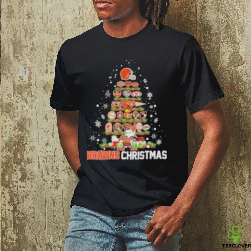 Cleveland Browns NFL Christmas Logo Shirt - Teespix - Store Fashion LLC