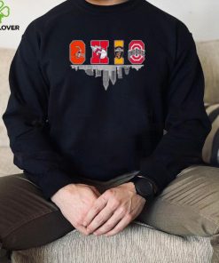 Cleveland Browns, Cleveland Guardians, Cleveland Cavaliers and Ohio State Buckeyes city logo shirt 3 Cleveland Browns, Cleveland Guardians, Cleveland Cavaliers and Ohio State Buckeyes city logo shirt