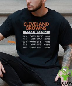 Cleveland Browns Complete Schedule 2024 Shirt