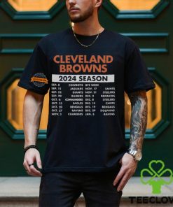 Cleveland Browns Complete Schedule 2024 Shirt
