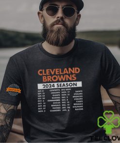 Cleveland Browns Complete Schedule 2024 Shirt