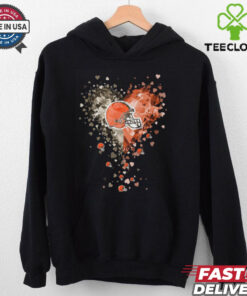 Cleveland Browns Crystal Heart Shirt