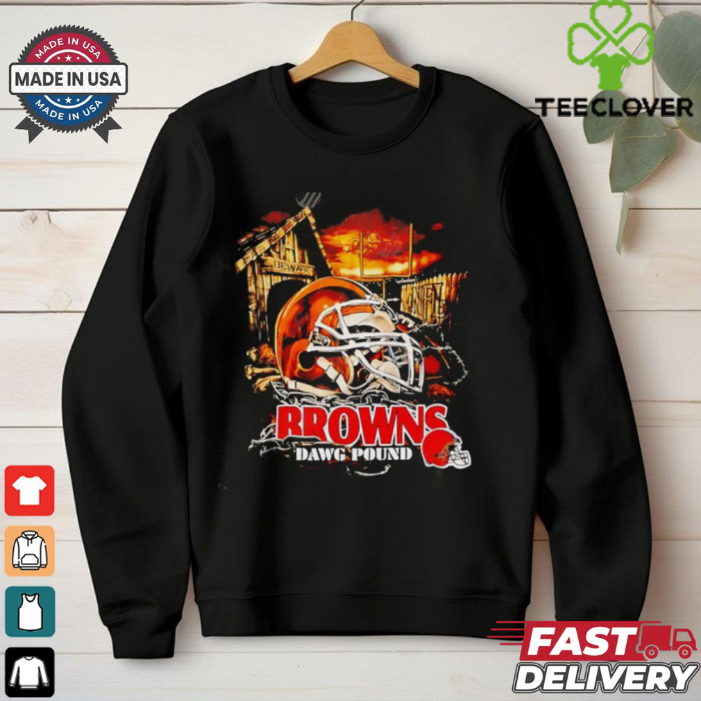 Cleveland Browns Dawg Pound helmet shirt Cleveland Browns Dawg Pound helmet shirt