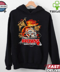 Cleveland Browns Dawg Pound helmet shirt