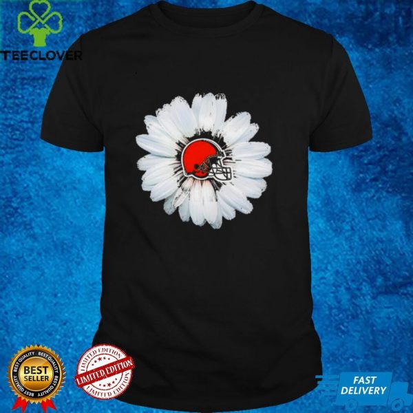 Cleveland Browns Flower White Daisy Shirt
