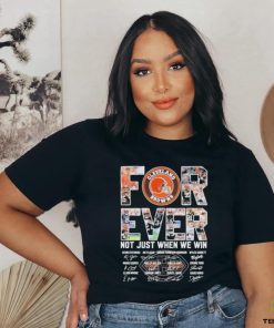 Cleveland Browns Forever Not Just When We Win Team Name Player Signature Shirt