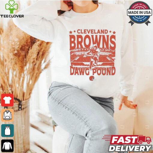 Cleveland Browns Gameday Dawg Pound Vintage Stadium Shirt