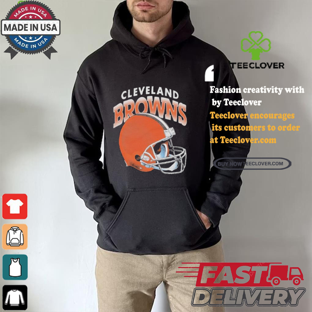 Cleveland Browns Gradient Helmet T shirt Cleveland Browns Gradient Helmet T shirt