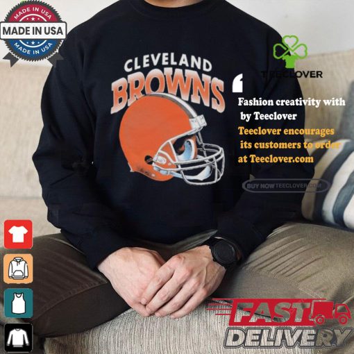 Cleveland Browns Gradient Helmet T shirt