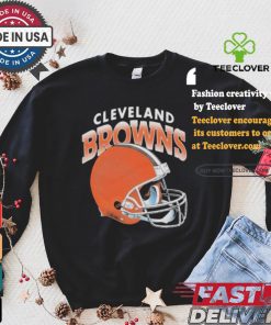 Cleveland Browns Gradient Helmet T shirt 2 Cleveland Browns Gradient Helmet T shirt