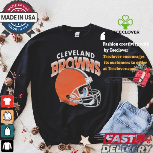 Cleveland Browns Gradient Helmet T shirt