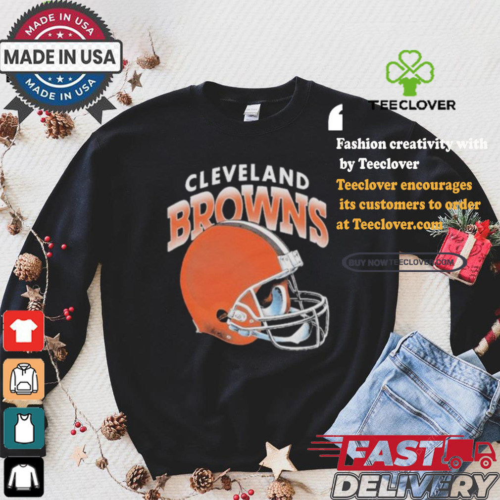 Cleveland Browns Gradient Helmet T shirt Cleveland Browns Gradient Helmet T shirt