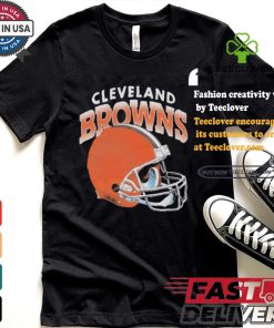 Cleveland Browns Gradient Helmet T shirt 3 Cleveland Browns Gradient Helmet T shirt