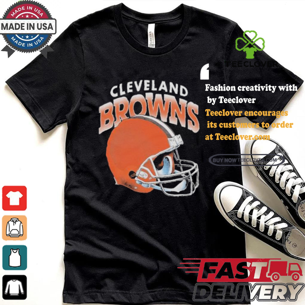 Cleveland Browns Gradient Helmet T shirt Cleveland Browns Gradient Helmet T shirt