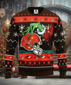 Cleveland Browns Grinch Christmas Ugly Sweater