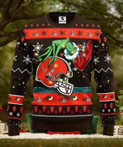 Cleveland Browns Grinch Christmas Ugly Sweater